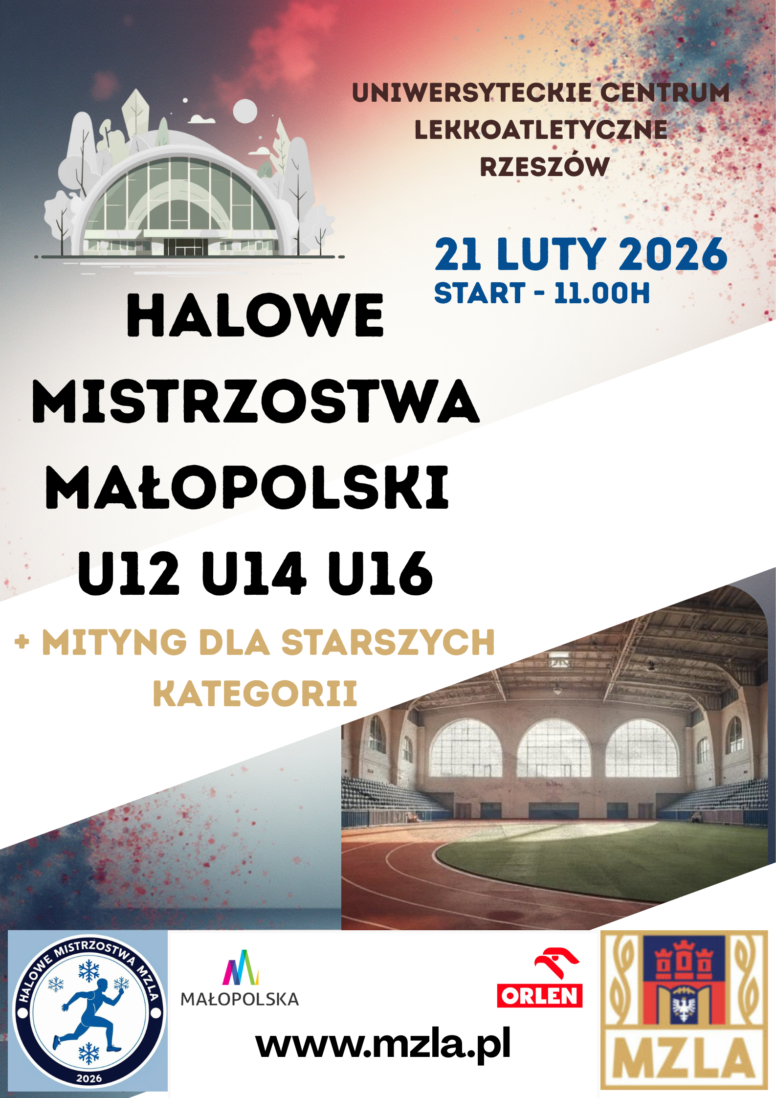 Halowe Mistrzostwa Małopolski U18
